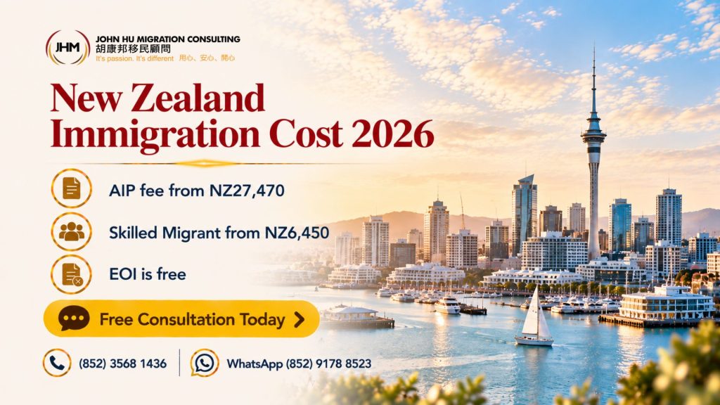New Zealand Immigration Cost 2026: Official Fees and the Costs Around Them